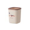 Cute small mini desktop trash can 2024 new home dormitory living room office storage bucket with high appearance level Item Picture